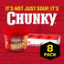 15.25 oz 8) Campbell's Chunky Soup, Classic Chicken Noodle Soup, Microwavable Bowl (Case