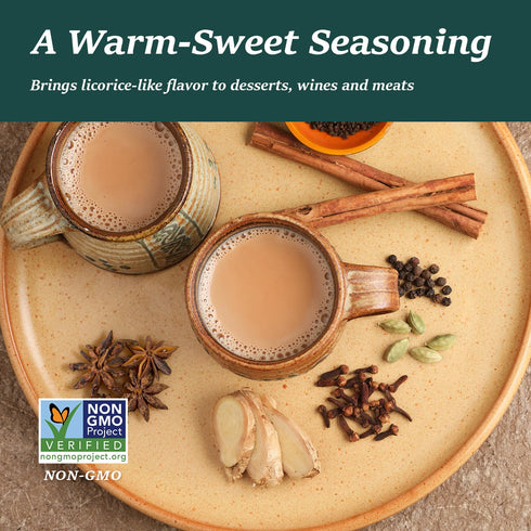 6oz (170g), Soeos Star Anise Seeds Non-GMO Verified, Great for Baking and Tea, Anis Estrella, Whole Chinese Star Anise