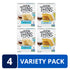 Pack, 4 GOOD THINS Rice & Corn Snacks Gluten Free Crackers Variety Bulk Snack Crackers, Boxes