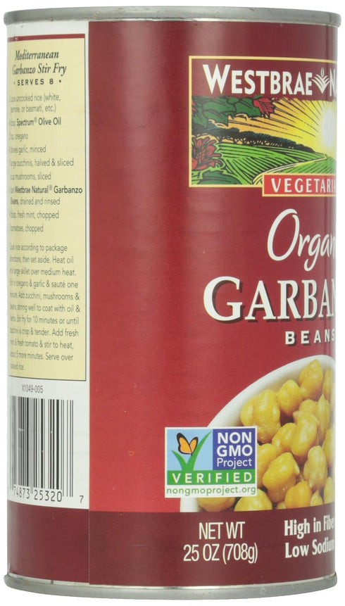 Beans-25 oz Westbrae Organic Garbanzo