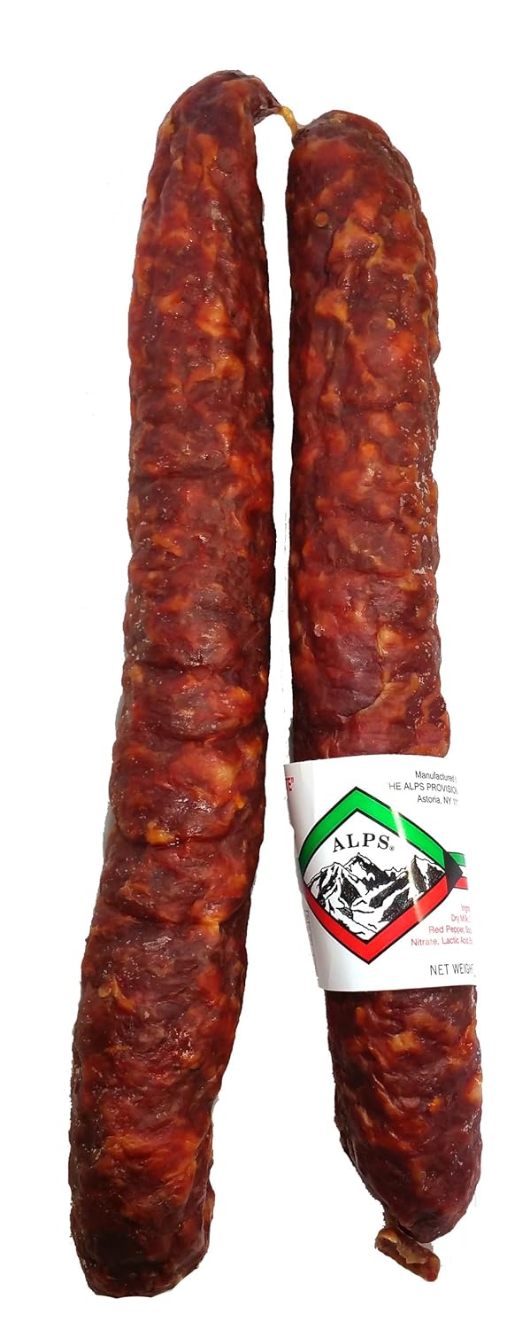 Alps Natural Casing Dry Sausage - 2 Pack (HOT)