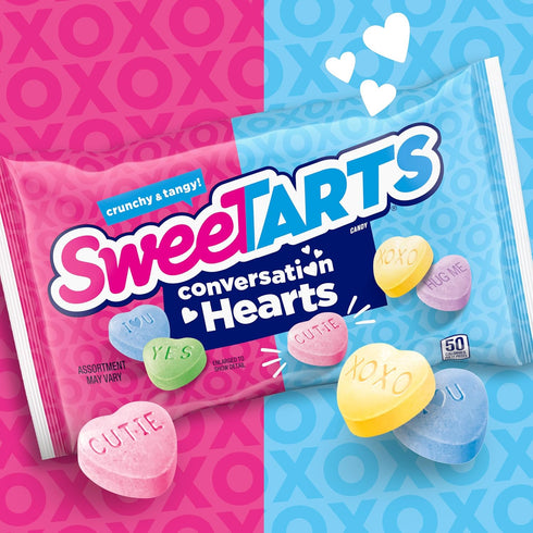 10 Package SweeTARTS Conversation Hearts, Valentine's Day Candy, Ounce