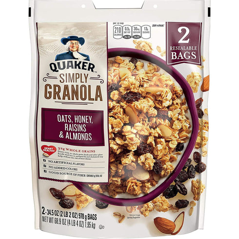 KD Chocolates Simply Granola 34.5 oz. Each, 2 Pack