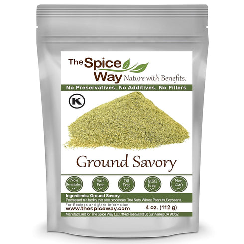 The Spice Way Ground Savory - 4 oz Resealable Bag