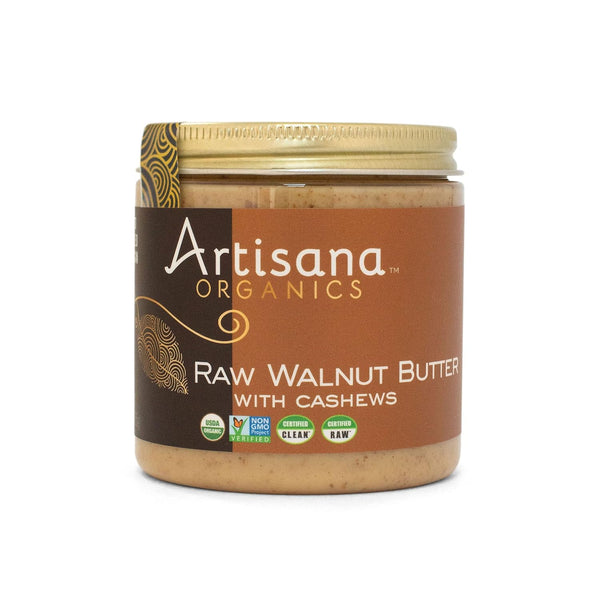Artisana Organics Raw Walnut Butter with Cashews | No Sugar Added, Just