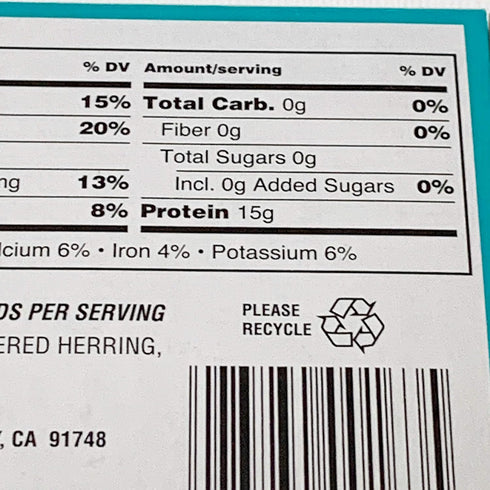 Ocean Prince 3) Fillets of Herring Kipper Snacks Naturally Smoked (Lot