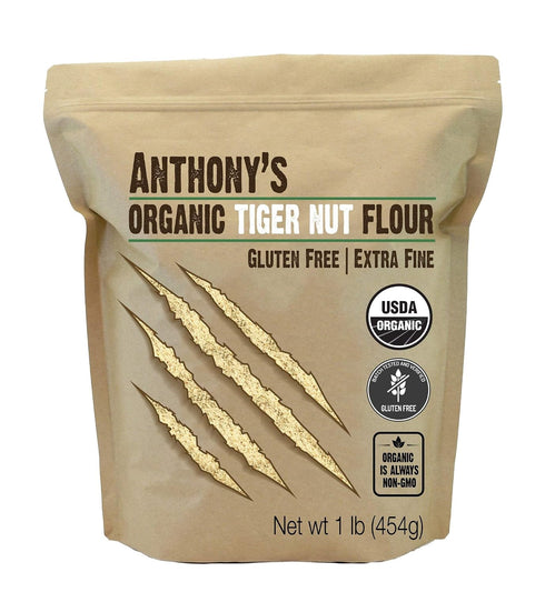 2.5lb 1lb Anthony's Premium Arrowroot Flour &. Organic Tigernut Flour Bundle
