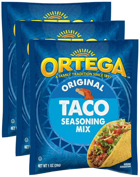 Ortega Seasoning Mix, Taco, 1 Ounce (Pack of 3)