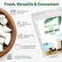 2 lbs Z Natural Foods Organic Coconut Milk Powder - All-Natural Vegan Dairy-Free Alternative with MCTs - Unsweetened