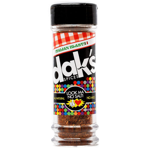 DAK's Spices Italian Blast Seasoning Blend, 1.5 oz - 100% Salt & Sugar Free, Low Carb & Keto Friendly