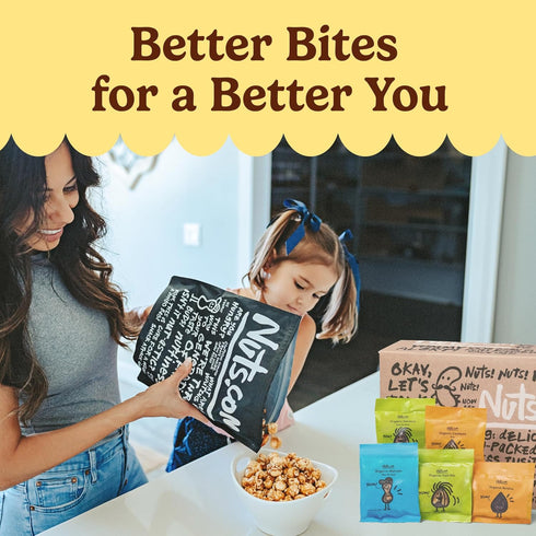 Nuts.com Organic Dried Fruit and Nuts Variety Box Gourmet Assortment for Festive Gifts Includes Organic Cashews