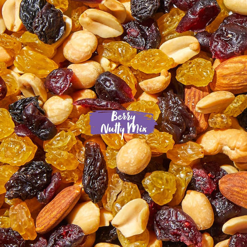 18 (1.2 15 count) Natures Garden Berry Nutty Mix, Single Serve Bags - Ounce Ounce x