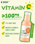 C100 Drink100mg 12% -15 oz, 445mL, 15 Pack Grapefruit Flavored Composite Juice Vitamin C Per Bottle, Real Fruit Juice