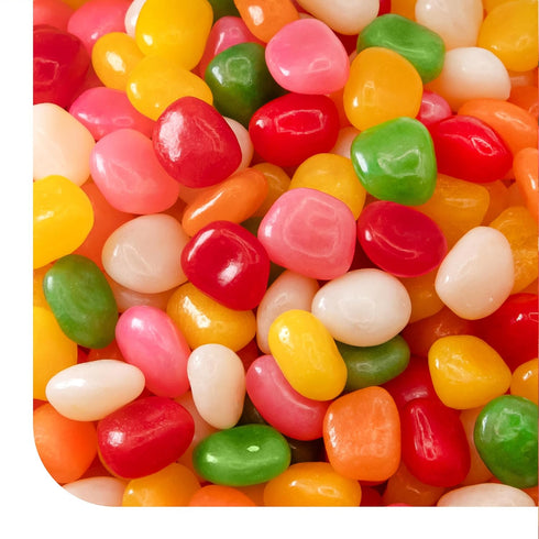 Jelly Beans - 2 Pound Pack - Chewy Candy - Assorted Fruit