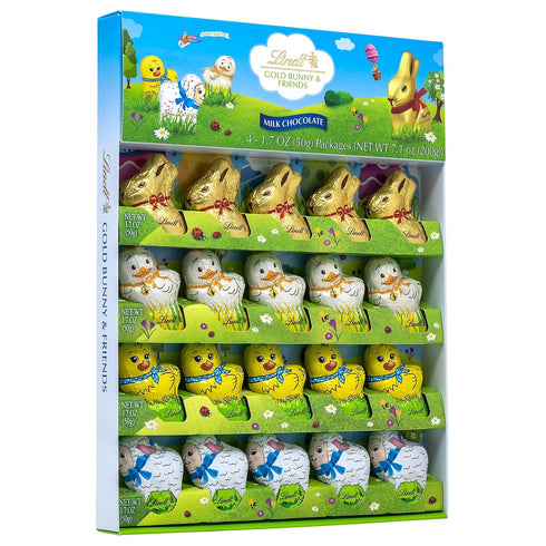 7.1 oz. (220-00105) Lindt Gold Bunny & Friends, Milk Chocolate