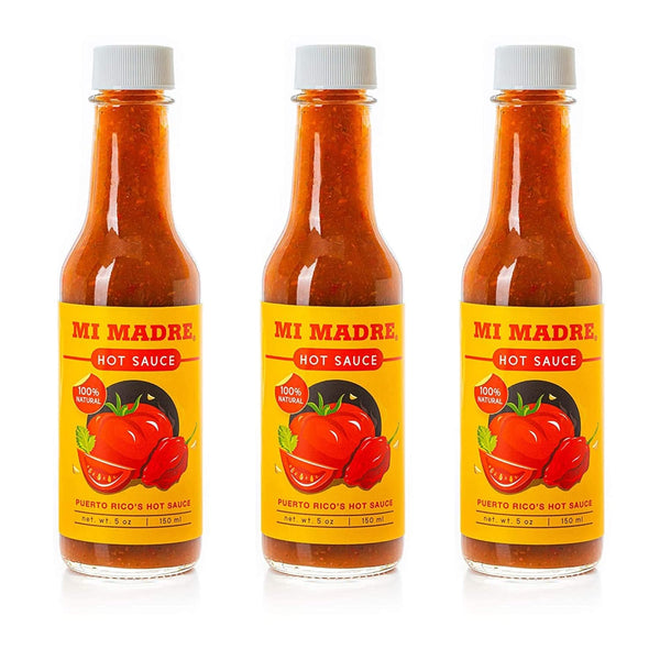 Mi Madre Tomato Based Hot Sauce, Handcrafted in Puerto Rico, 100 Percent