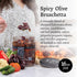 16 oz (Pack 2), Sable & Rosenfeld Spicy Olive Bruschetta in a Jar of Kalamata Mediterranean Sandwich Spread