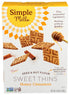 Simple Mills Honey Cinnamon Seed & Nut Flour Sweet Thins, Paleo Friendly