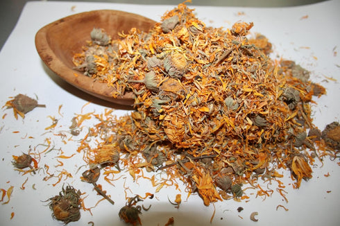 Organic Bio Herbs Premium Dried Marigold Flowers, Natural Herbal Tea & Culinary Use, 2 Oz