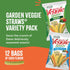 Pack, 1 Oz (Pack 24) Sensible Portions Garden Veggie Snacks - Veggie Straws, Snack Size Variety Sea Salt & Zesty Ranch