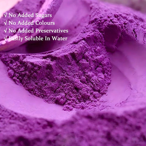 SXETBEAN 13oz/368g Purple Sweet Potato Powder, Pure Purple Yam Powder, Ube Powder for Latte, Baking, Smoothies, Juices