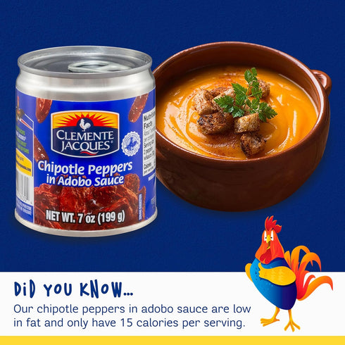 Clemente Jacques 7 oz (Pack 24) Chipotle Peppers in Adobo Sauce