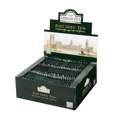 100 Count Ahmad Tea Earl Grey foil teabags