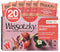 Wissotzky Strawberry Burst Herbal Tea, 20 Tea Bags, Caffeine Free, Antioxidant Rich Fruity Blend