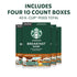 40 Starbucks K-Cup Coffee Pods, Medium Roast Hot or Iced Coffee, Breakfast Blend, Keurig Pods