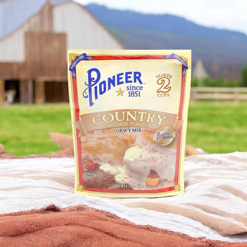Vending 2 U Country 2.75 Oz Packets, 4 Count Pioneer Sausage Gravy Mix