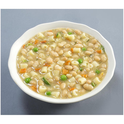6oz Pack 6) Alessi Autentico Premium Soups, Traditional Flavors, (Tuscan White Bean