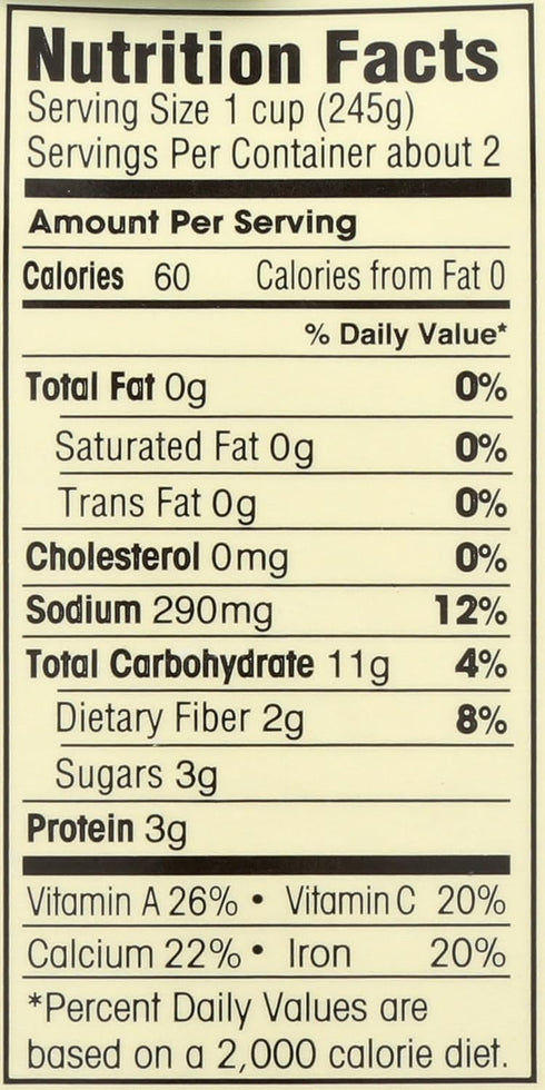 17.9 Dr Mcdougalls, Low Sodium Garden Vegetable Soup, Ounce