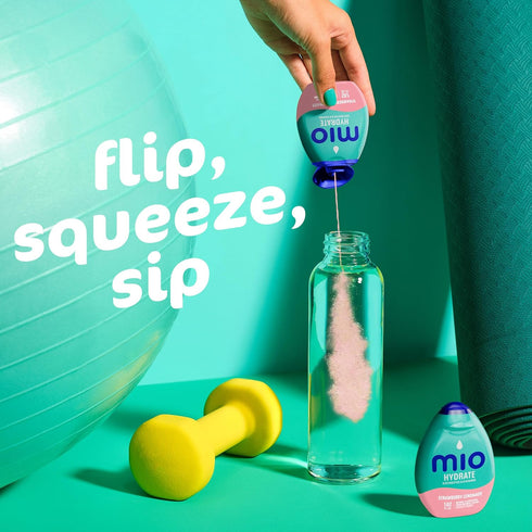 1.62 oz mio Hydrate Strawberry Lemonade Flavored with other natural flavor Liquid Water Enhancer, fl Bottle
