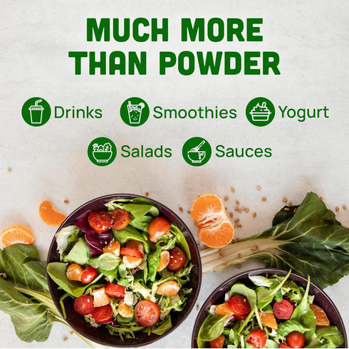 100% (20 2.1 oz) Pack 2 Freeze-Dried Kale Powder, Pure Juice, Nutritional Vegetable Supplement, for Skin, Smoothies