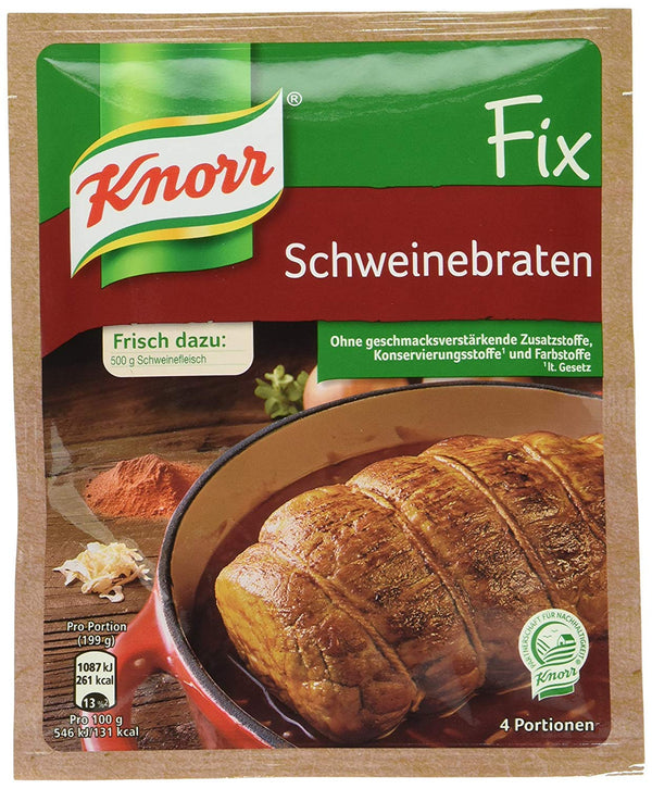 Knorr Fix for Schweinebraten Roast Pork 41g | Pack of 4