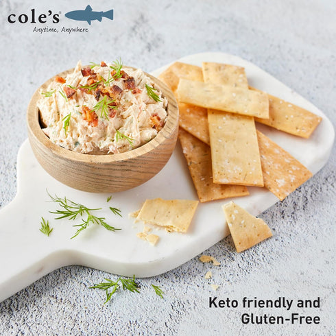 6.0 oz 3 COLES Patagonian Salmon in Water Boneless | Skinless | Canned Salmon-Seafood Rich in Protein - Each Container