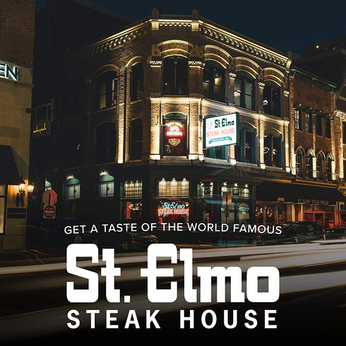 St Elmo Steak House Seasoning, Flavorful Rub for Steaks, Burgers, Chicken, Seafood, and More - 13 oz