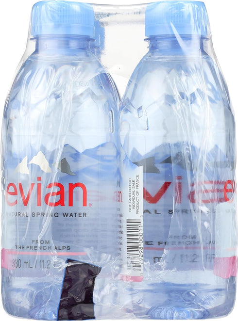 evian 6 11.2 oz , Water, ct, each