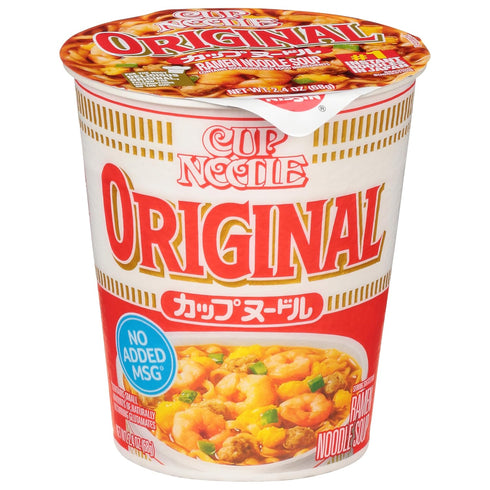 Nissin Cup Noodles Ramen Noodle Soup, Original, 2.82 Ounce (Pack of 1)