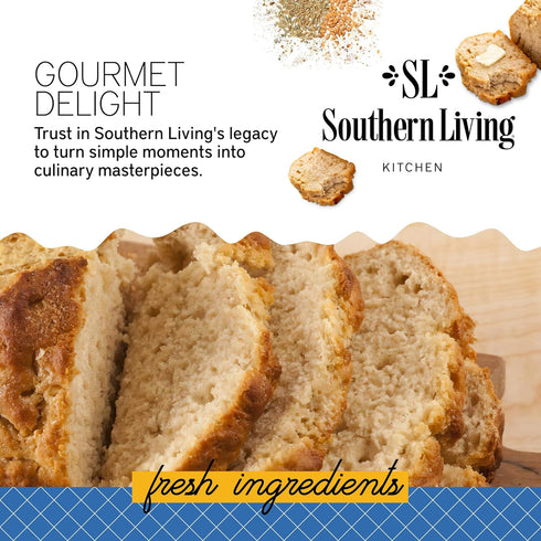 1 Southern Living Gourmet Beer Bread Mix, Easy-to-Bake Delight, Perfect for Potlucks & Parties, Dessert Bread, Mix