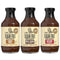 G Hughes Sugar Free, BBQ Sauce Variety Pack - Maple Brown, Honey, & Hickory, Gluten Free Barbecue Sauces, Sugar Free BBQ Sauces, Keto-Friendly BBQ Sauces, Low Carb Barbecue Sauces - 18 Oz (3-Pack)