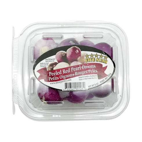 Fresh Produce Produce Peeled Red Pearl Onions, 8 Oz