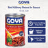Pack 2 (15 oz Goya Red Kidney Beans Canned in Sauce (Guisadas), Ready-to-Serve, Rich and Hearty, Pantry Staple