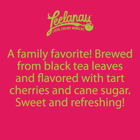 Leelanau 16 oz (Pack 12) Cherry Sweet Iced Tea, fl