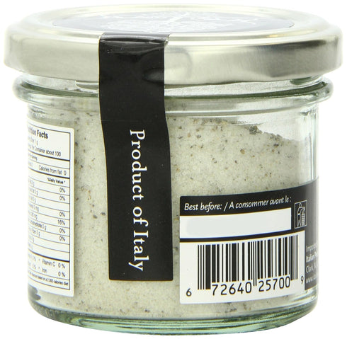 Selezione Tartufi Black Truffle Sea Salt 10%; Truffle Salt for Finishing & Cooking; 3.5 Ounces