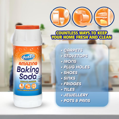 Duzzit 500 (Pack 1) Amazing Baking Soda Multi Purpose Household Cleaner, g
