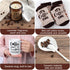 5 Set Vabean Pieces Coffee Gift Basket for Women - Coffee Lover Gifts Includes Mug and Spoon Rest Holder, Candle