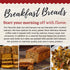 6-10 (16 oz) Beatrice Bakery Co Pumpkin Streusel Coffee Breakfast Bread Box, Grandma's Freshly Made Premium Gourmet