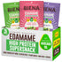 Biena Crispy Roasted Edamame Beans Snack High Protein Snack for Adults &
