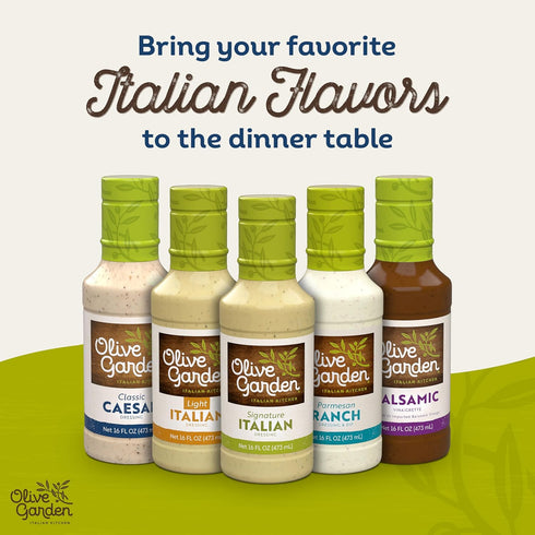 Olive Garden 16 (Pack 3) Signature Brand, Classic Caesar Dressing, Ounce